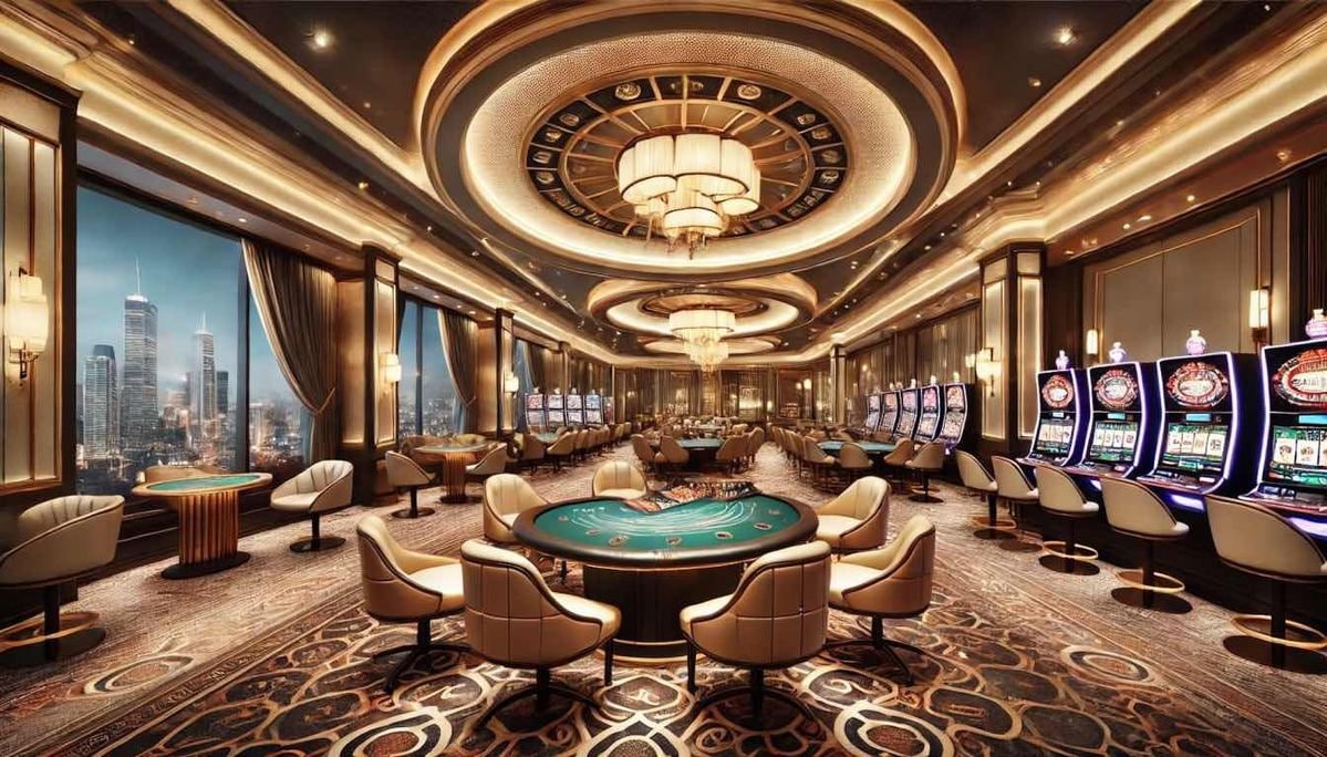 Antarmuka utama platform dewata slot menampilkan kategori slot, live dealer, dan sportsbook